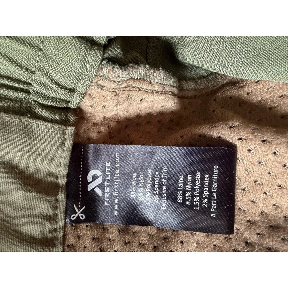 First Lite Obsidian Merino Wool Hunting Pants Ripstop M Olive Green Tactical - Picture 8 of 14